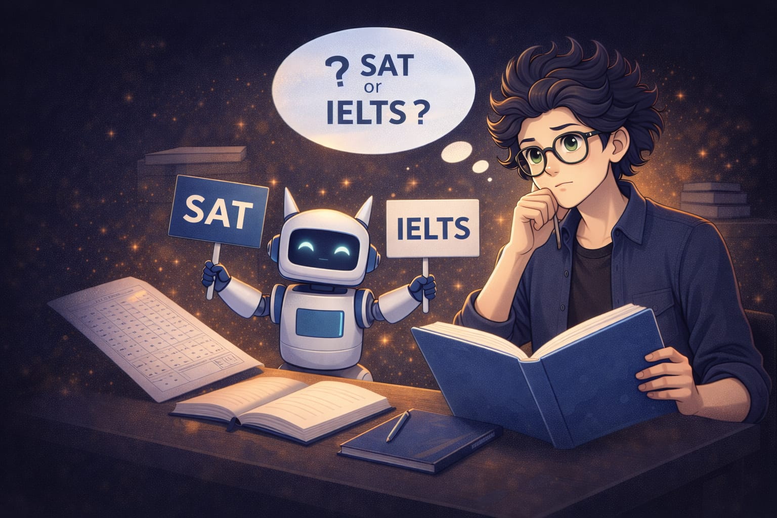 هل تحتاج SAT أو IELTS للمنح الجامعية؟ الإجابة الكاملة والمفصلة للطلاب العرب
