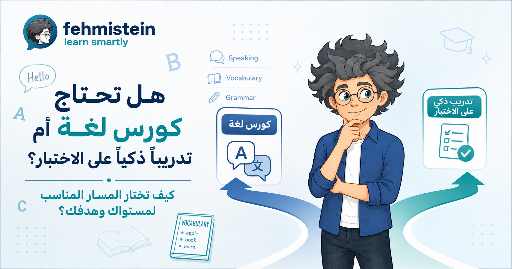 من مستوى B1 أو B2 إلى IELTS وTOEFL: متى تكون جاهزاً لبدء التحضير للاختبار؟