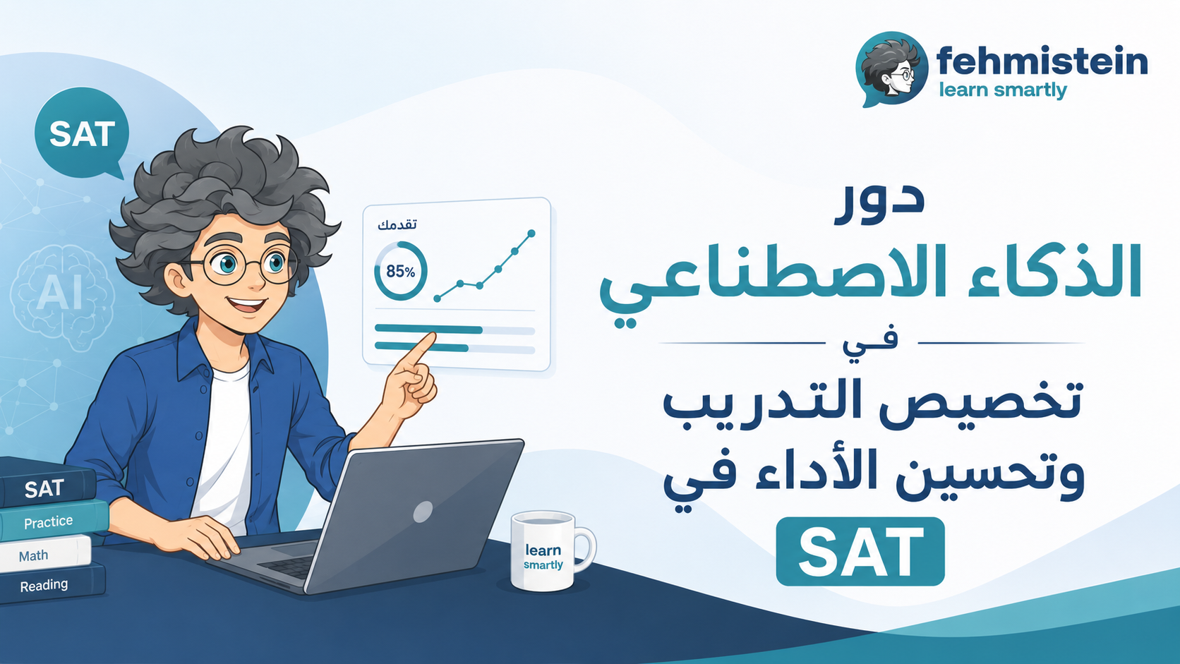 التدريب الذكي على SAT — كيف يحلل الذكاء الاصطناعي أداءك ويبني خطتك؟
